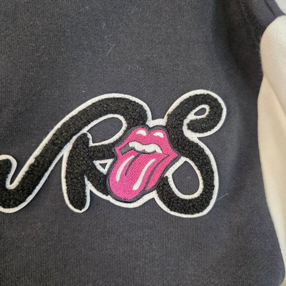 Rolling Stones Girls Graphic Full Zip Hooded Sweatshirt Small New - Picture 2 of 9